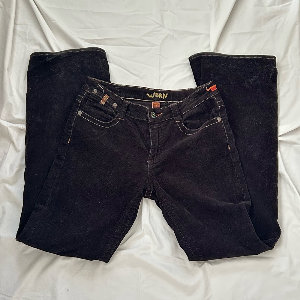 Corduroy boot cut pants
